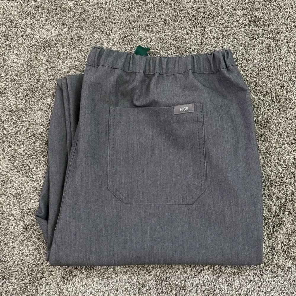 FIGS Pisco Basic Scrub Pants Graphite Gray FM4500 Size XXL 2XL